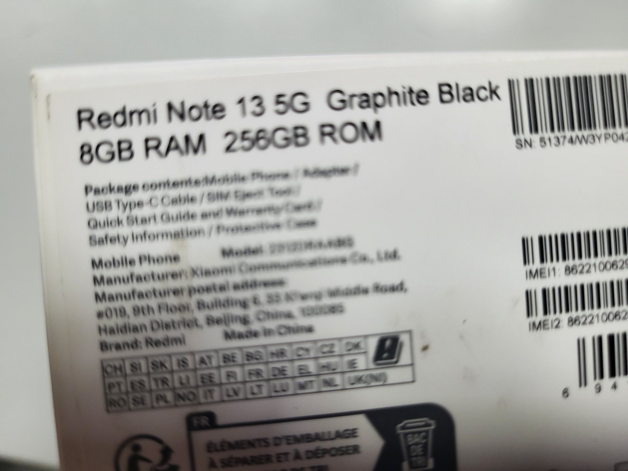 Redmi Note 13 Blue Full Box Cutie Sigilat Impecabil Nou