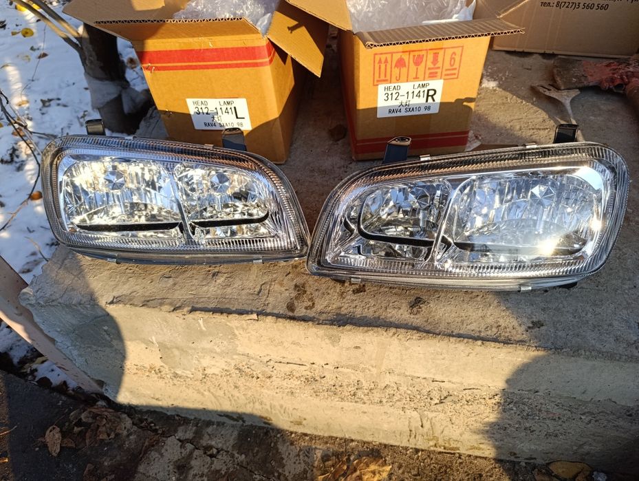 Фары Рав4 sxa10, 98год, стеклянные rav4, 1998