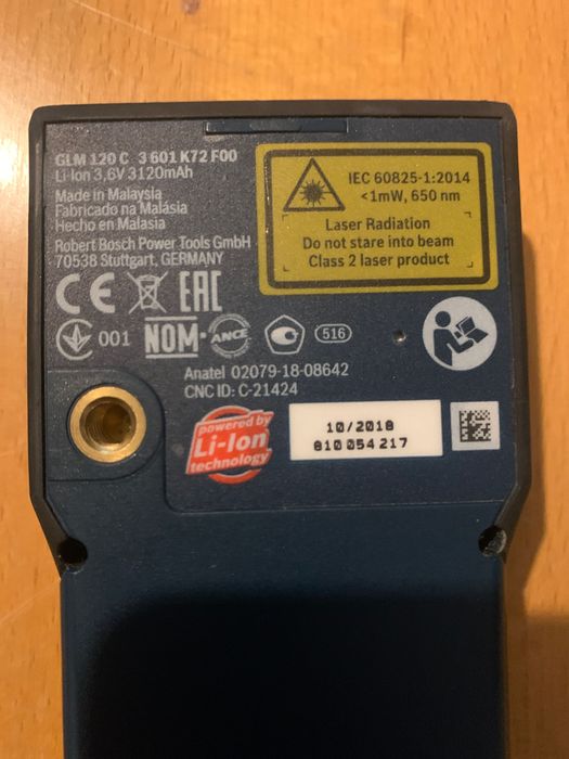 Лазерен телеметър  Bosch   GLM 120 c