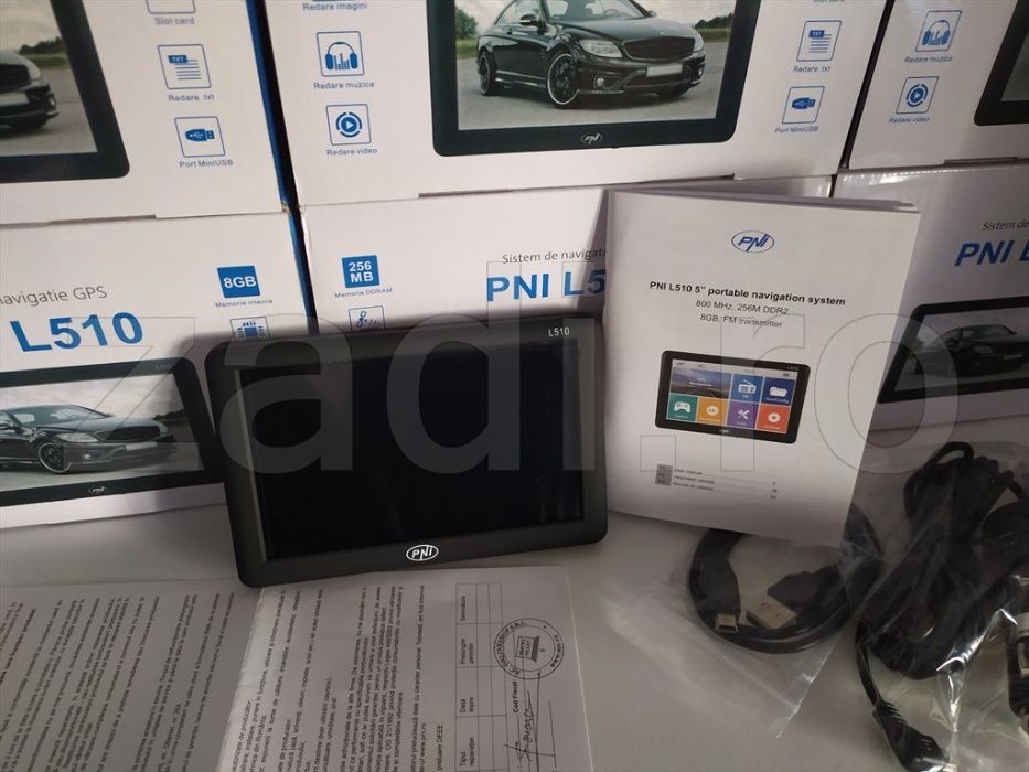 PNI L510-GPS CAMION, gata de drum-setari gabarit,axe,adr-camere radar