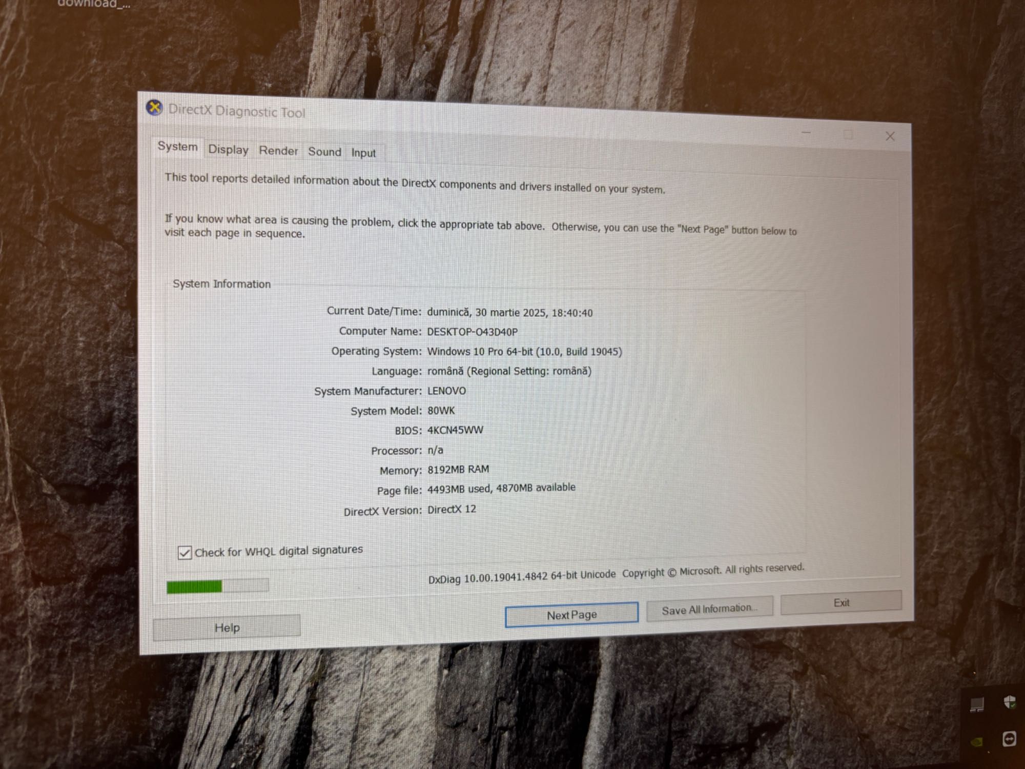 Laptop gaming Lenovo