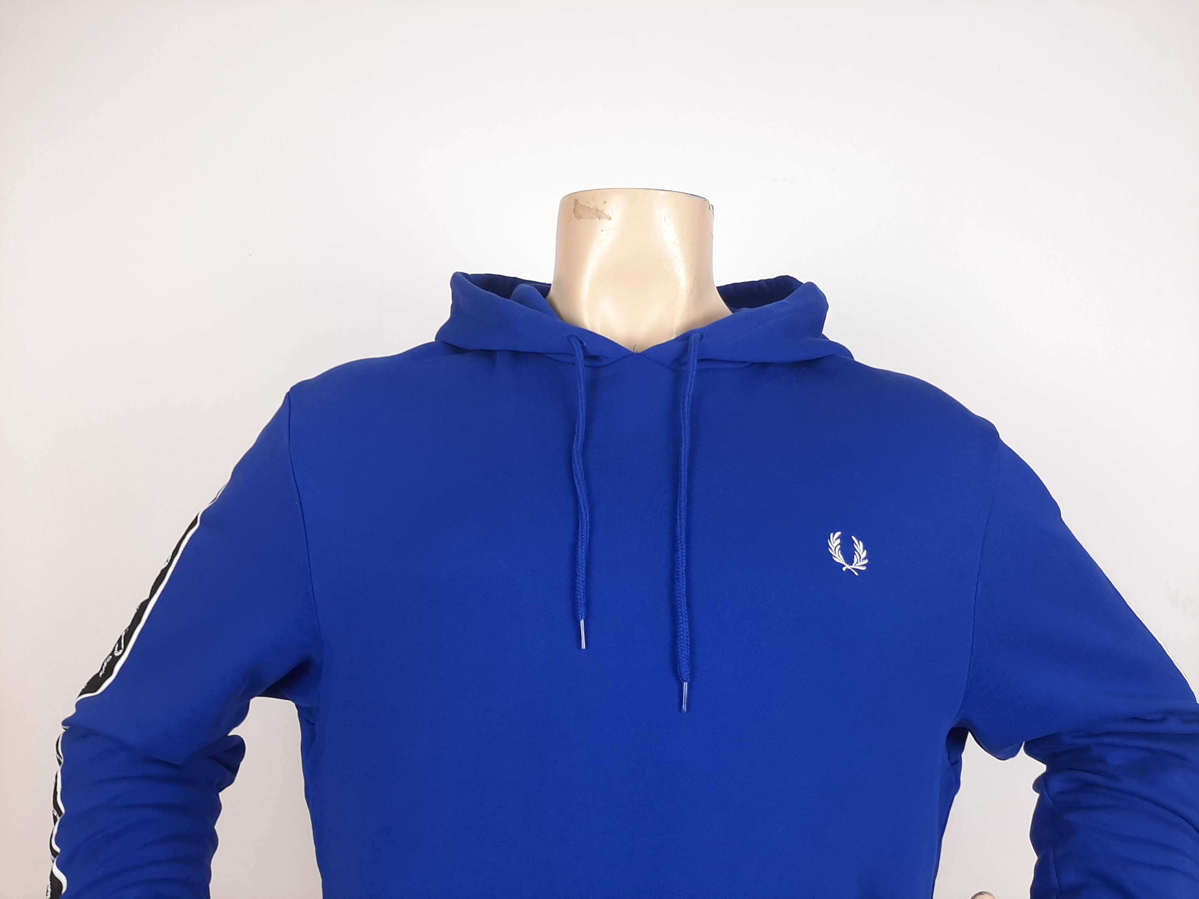 Fred Perry Taped Hoodie - Оригинален мъжки суитшърт размер XL