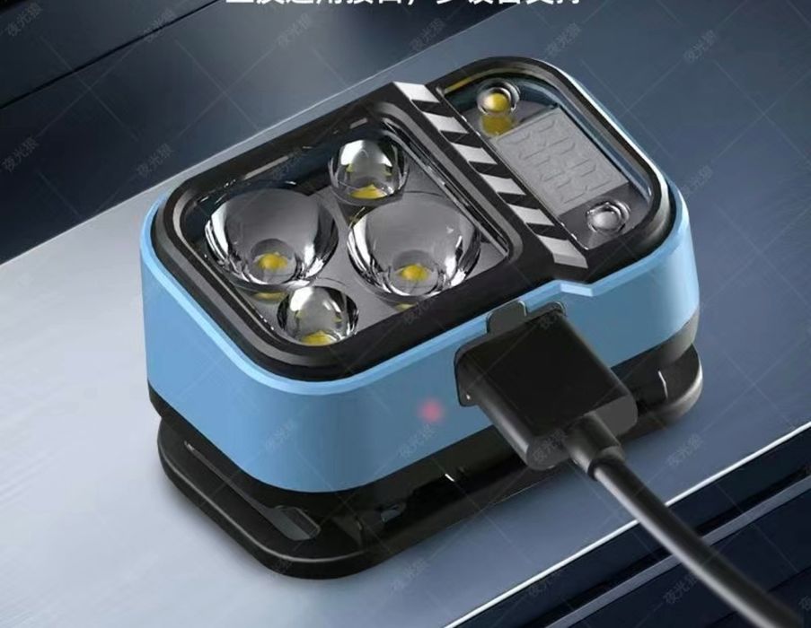 Налобный фонарь 52 грамма с аккумулятором