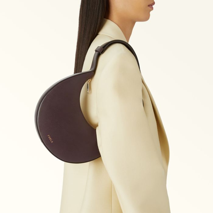 Furla Delizia цвят Шоколад. НОВА