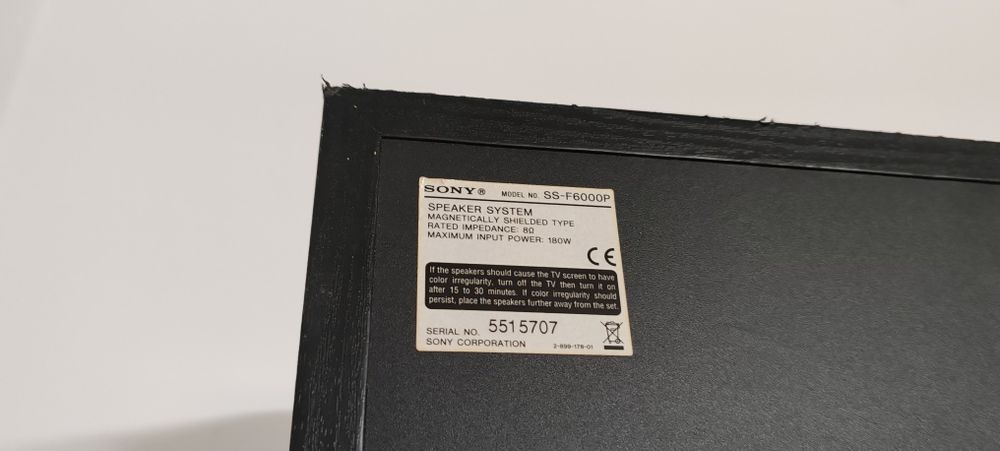 Boxe Sony SS-F600