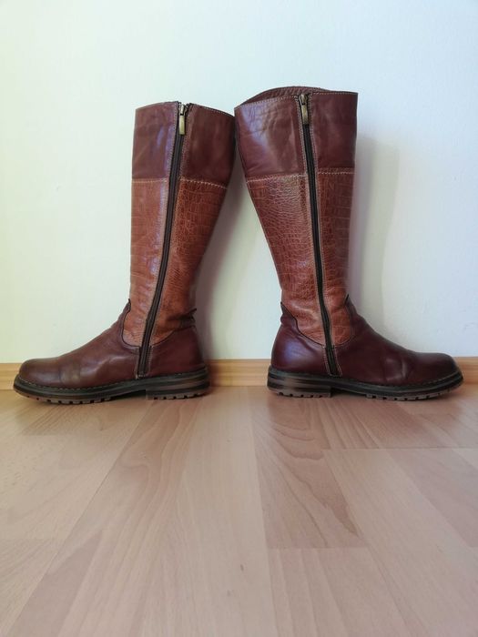 Ботуши от естествена кожа 38-ми номер