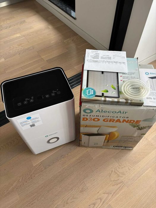 Dezumidificator si purificator AlecoAir D30, WiFi, 30 L/zi,Uscare Rufe