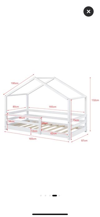 Pat copii model casuta tip Montessori
