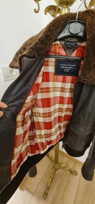 Geaca piele Tommy Hilfiger M