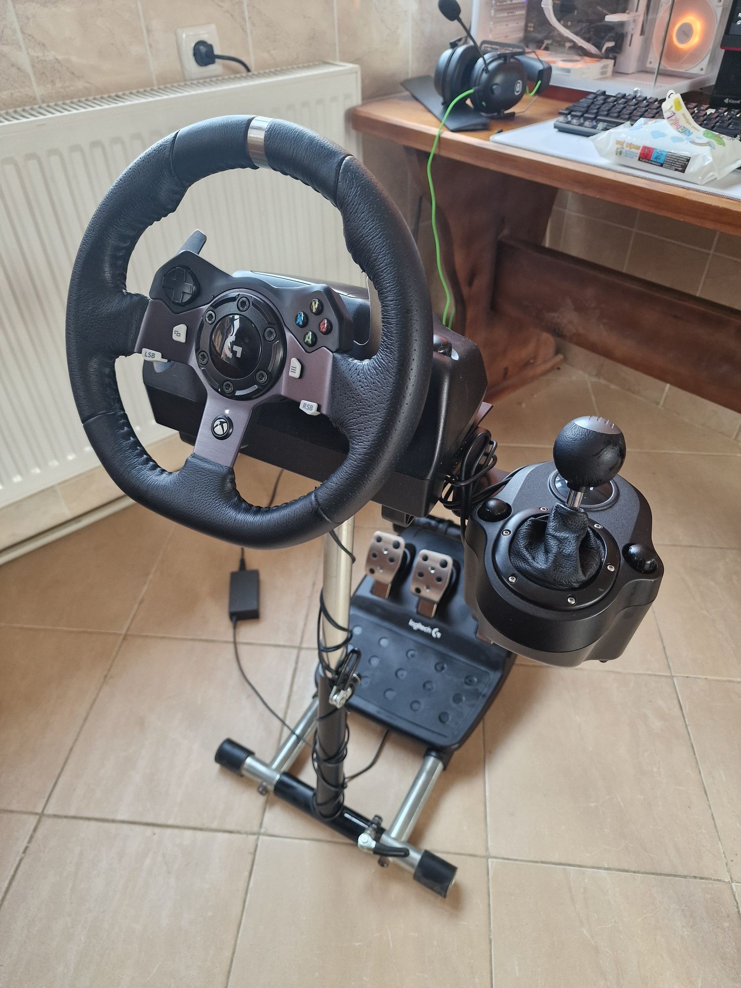 Волан logitech g29 g920 g923 + шъфтър + стойка