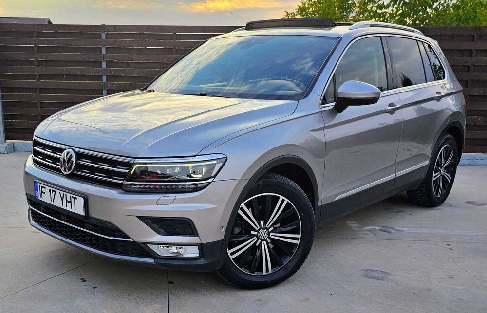 Volkswagen Tiguan CARAT Highline DSG Full LED, Cameră 360, Trapă, Navi