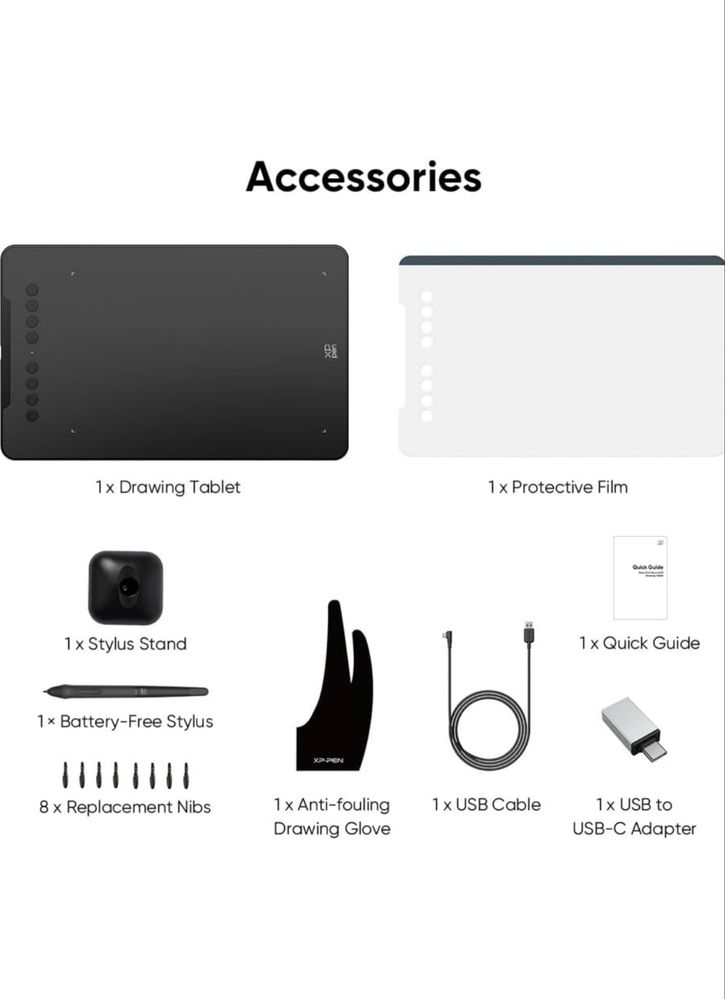 Графический планшет XP-PEN Deco 01 V3.