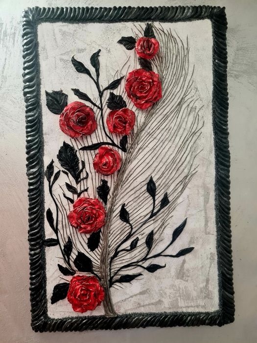 Ръчно изработена релефна картина