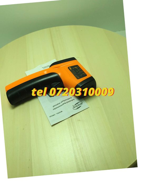 Termometru Industrial Profesional 50 380c Uni Galbennegru