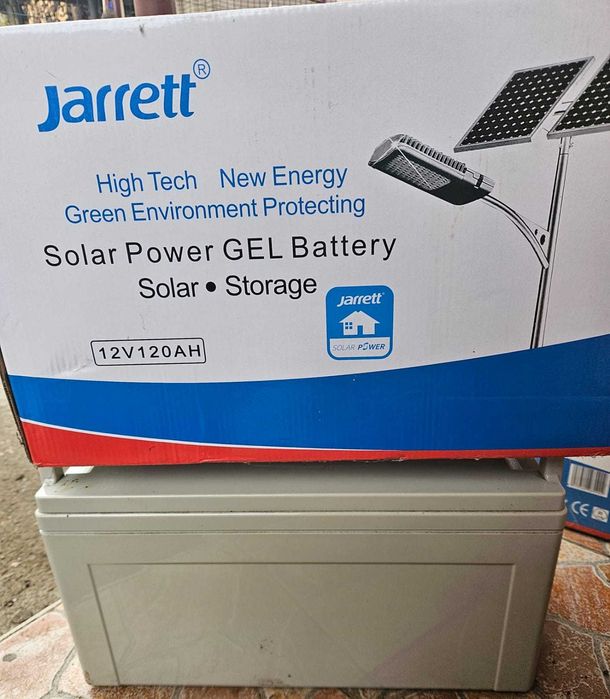 Acumulatori Solar Gel Jarrett 12 V 120 Ah