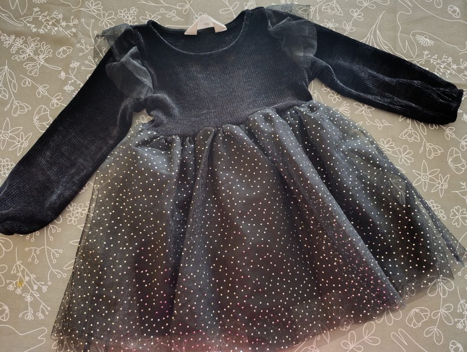 Есенни зимни коледни официални рокли до 4г.