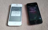 Lot de 2 iPhone 4s de 16 Gb - defecte - alb si negru