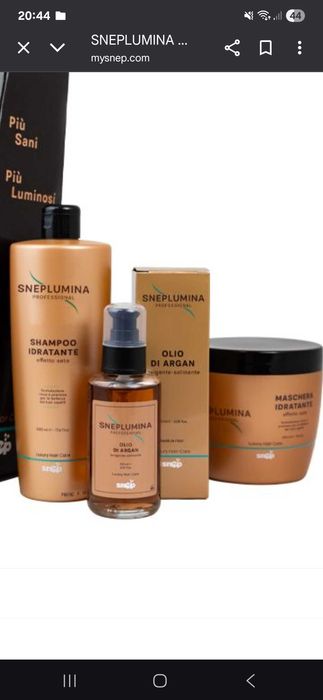 Kit sampon masca si ulei de argan, Italia