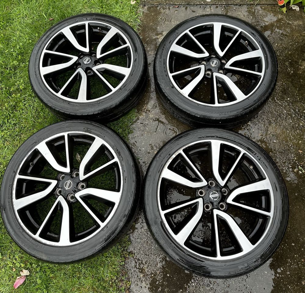 Set jante aliaj R19 Nissan Qashqai cu senzori si anvelope