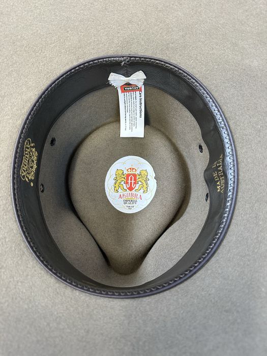 Чисто нова каубойска шапка Akubra – естествен заешки филц