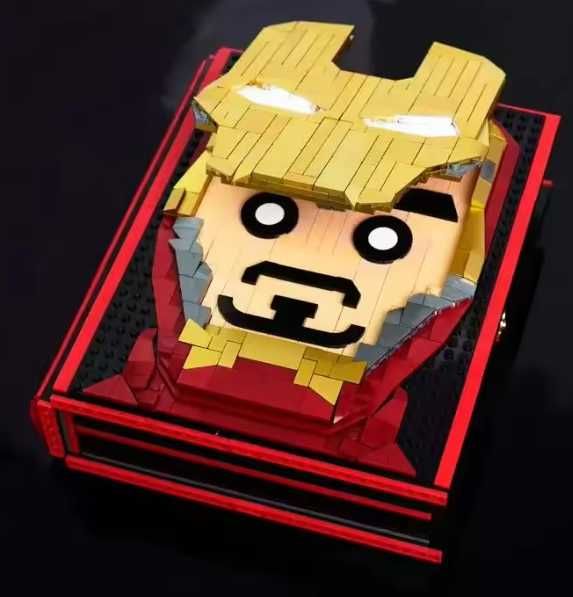 Лего Iron Man Книга с 52 минифигурки (Iron Book 2800+ части)