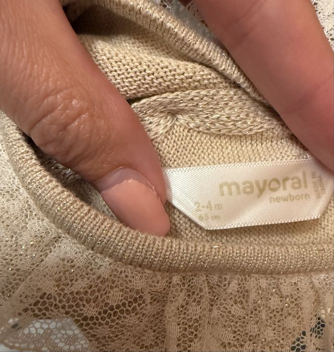 Бебешка рокличка Mayoral