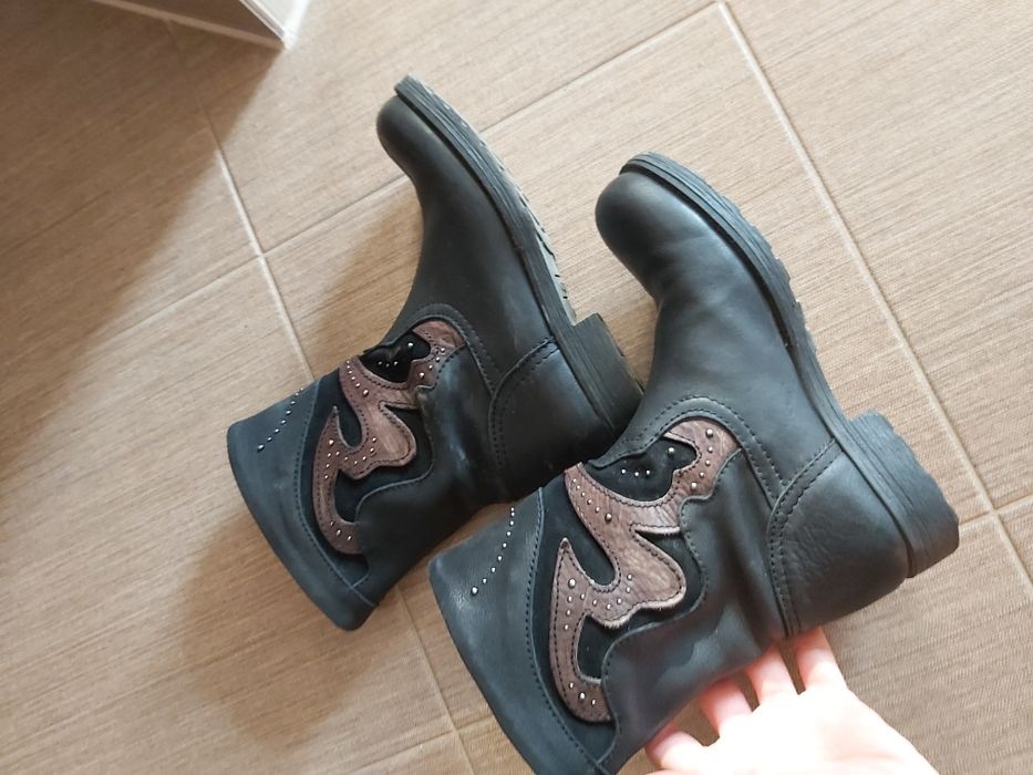 Ghete piele CafeNoir