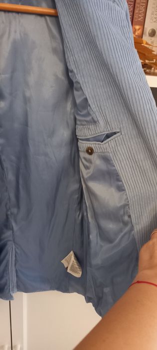 Sacou bleu raiat 38