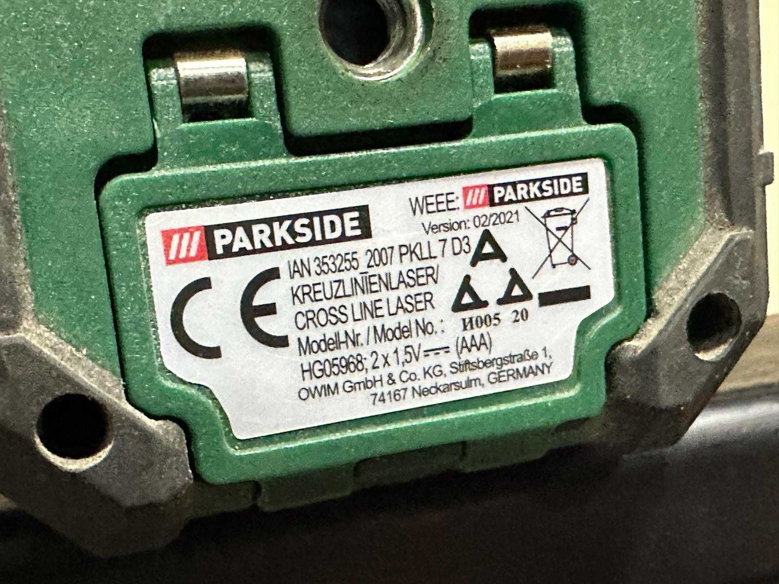 Лазерен нивелир Parkside Cross Line
