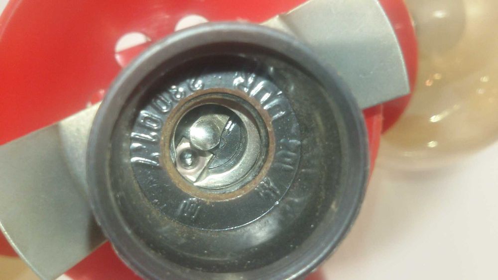 Ретро чеверна настолна лампа с 4 крушки VEB EGEM Halberstadt space age