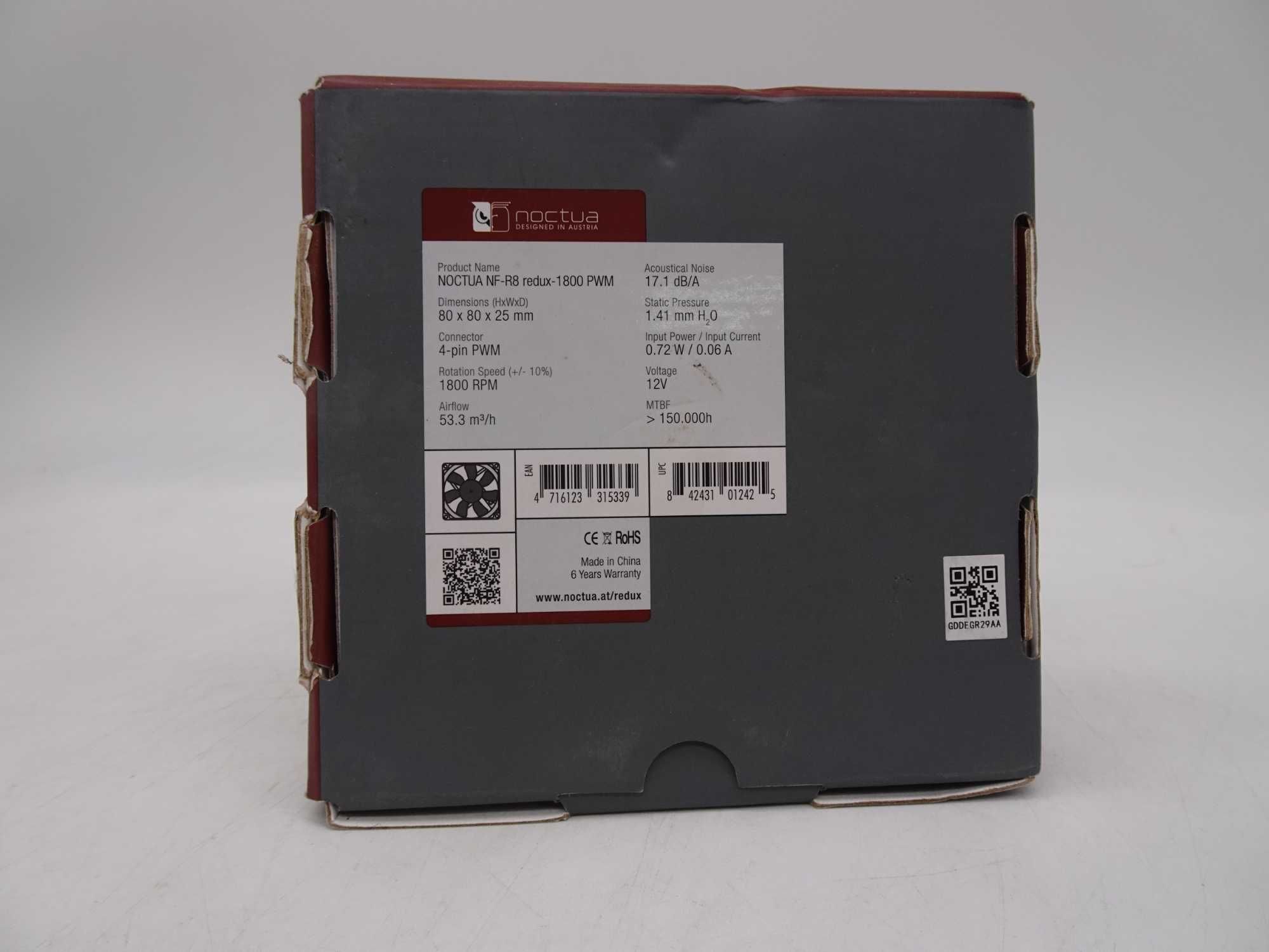 Ventilator Noctua NF-R8 Redux 1800 PWM, 80mm