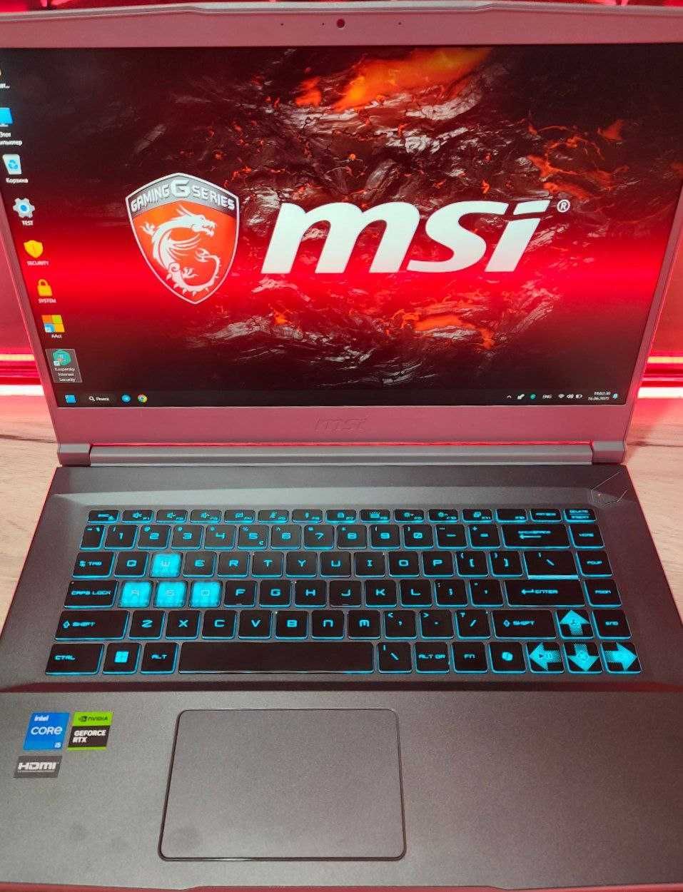 Ноутбук MSI Thin 15  - i5 12450H | DDR4 16GB | RTX2050 4GB