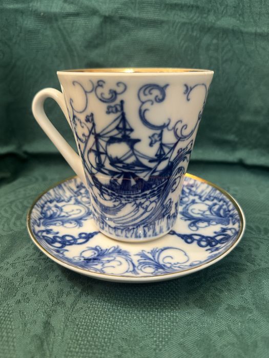 Руски порцелан на ЛФЗ Ломоносов-много различни чаши, разгледайте, моля