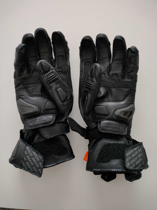 Vand manusi moto piele lungi racing SECA trackday, 2XL