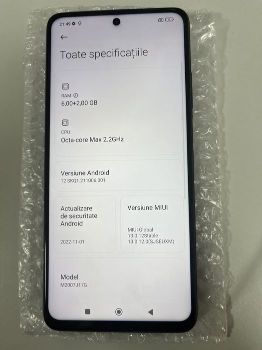 Xiaomi Mi 10T Lite 5G 128GB Blue ID-vti363