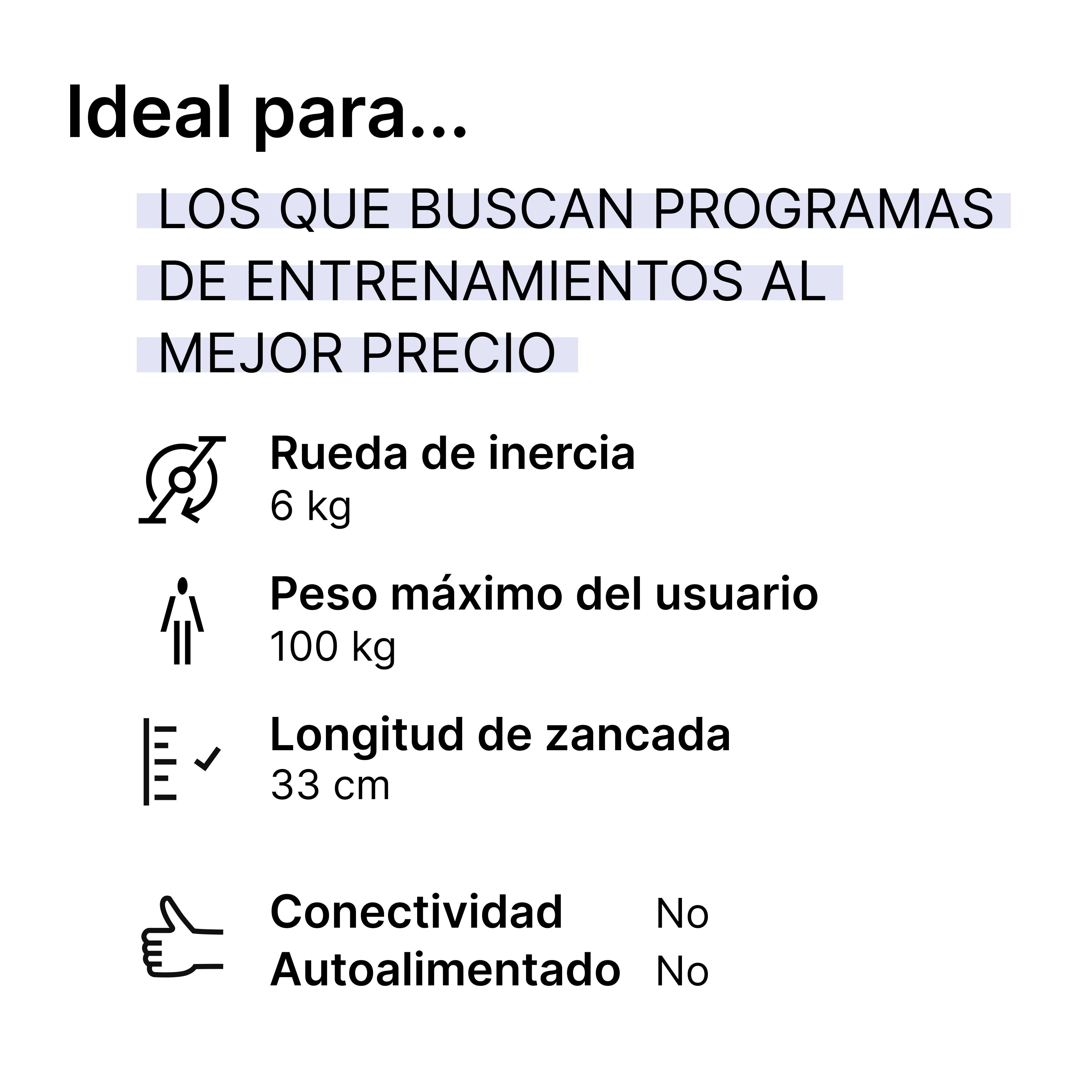 Bicicletă eliptică Essential 120 - produs resigilat (nou) Decathlon