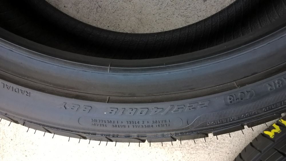 O anvelopa de vara 225 40 18 goodyear asymmetric 2 run flat 8 mm