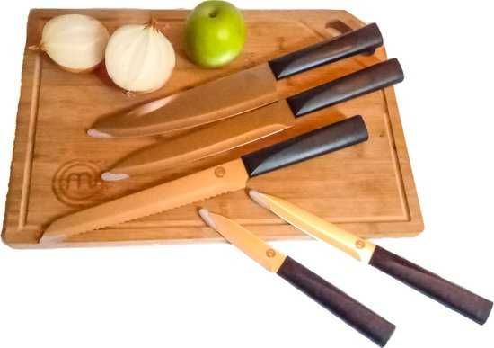 Комплект ножове MasterChef Професионални ножове  5 бр.