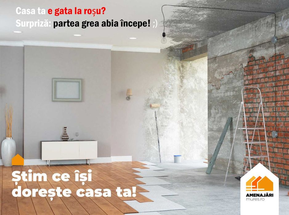 Firmă de amenajări – renovări  apartamente/case/spații comerciale
