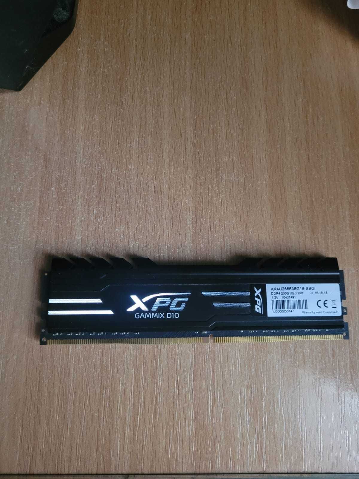 Memorie RAM ADATA XPG Gammix D10 Black 8GB DDR4 2666MHz CL16