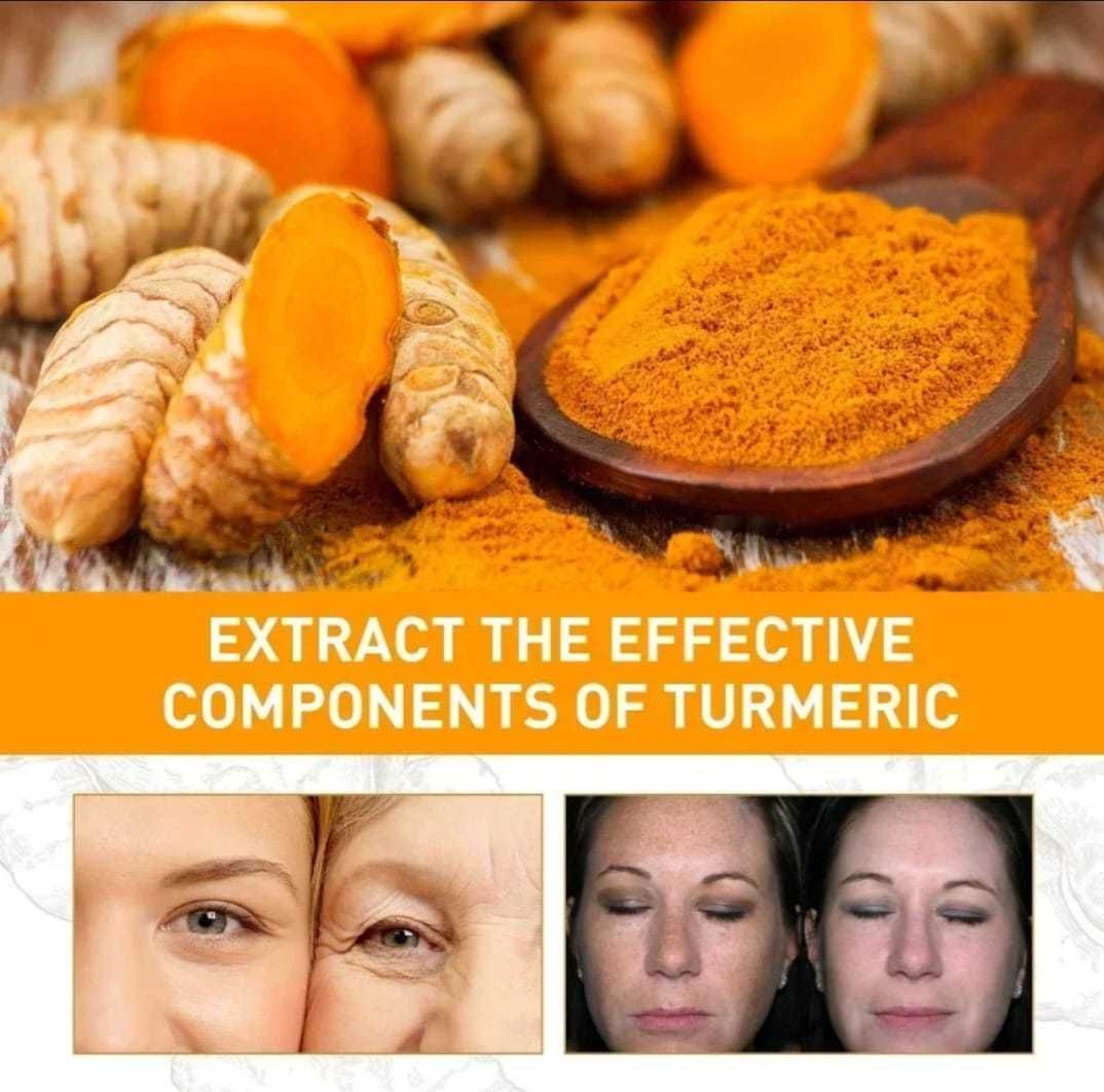 Serum Esential pentru Riduri & Pete Pigmentare cu TURMERIC