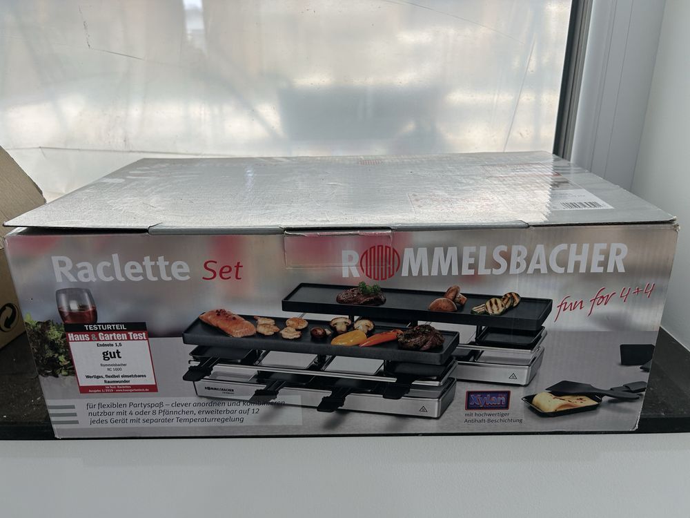 Gratar electric Raclette set nou sigilat cu factura si garantie