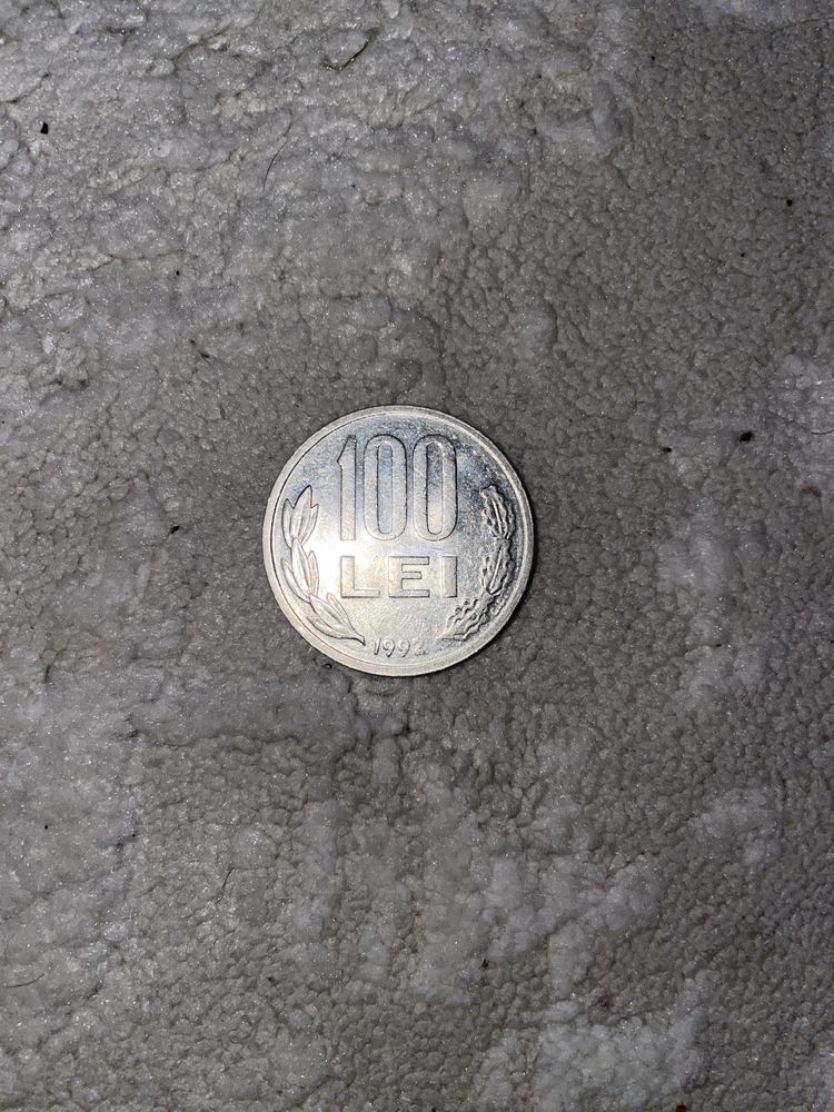 Moneda veche 100 lei Mihai Viteazul 1992 raritate NEGOCIABIL