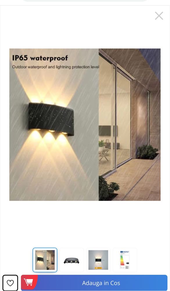 Lampi exterior 6W