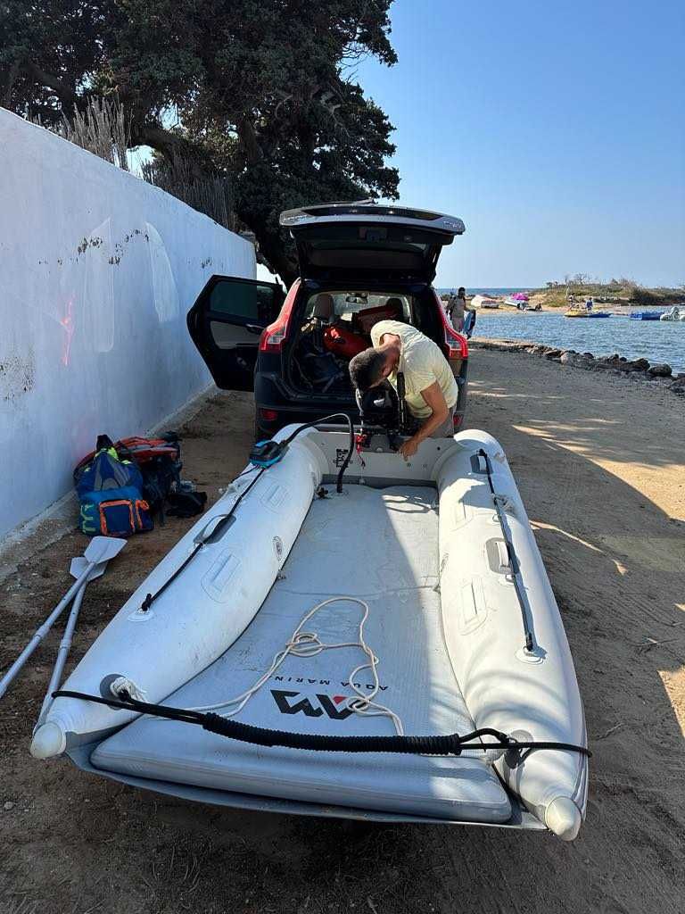 Barca / Catamaran Gonflabil Aquamarian Aircat 350