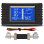 CONTOR SOLAR voltmetru ampermetru TESTER baterie DC 0 - 200V 100A 300A