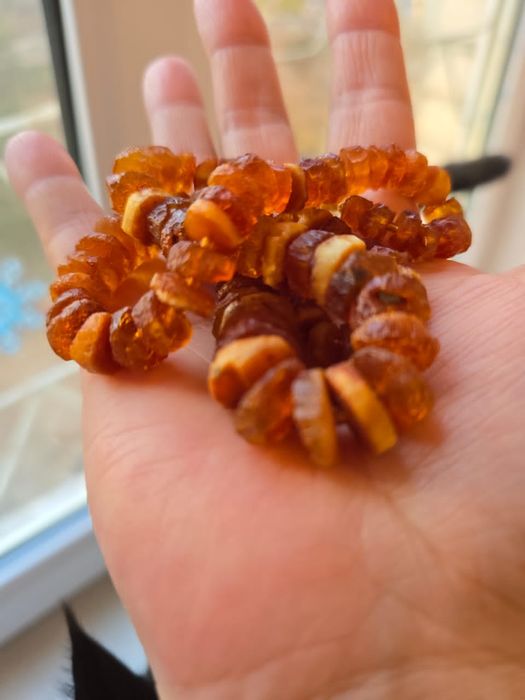 Бусы старый янтарь ссср