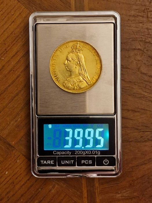 Златна Монета Петорен Британски Суверен 1887-39.94 гр.