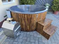 Ciubar 10 persoane jacuzzi piscina fibra de sticla hot tube