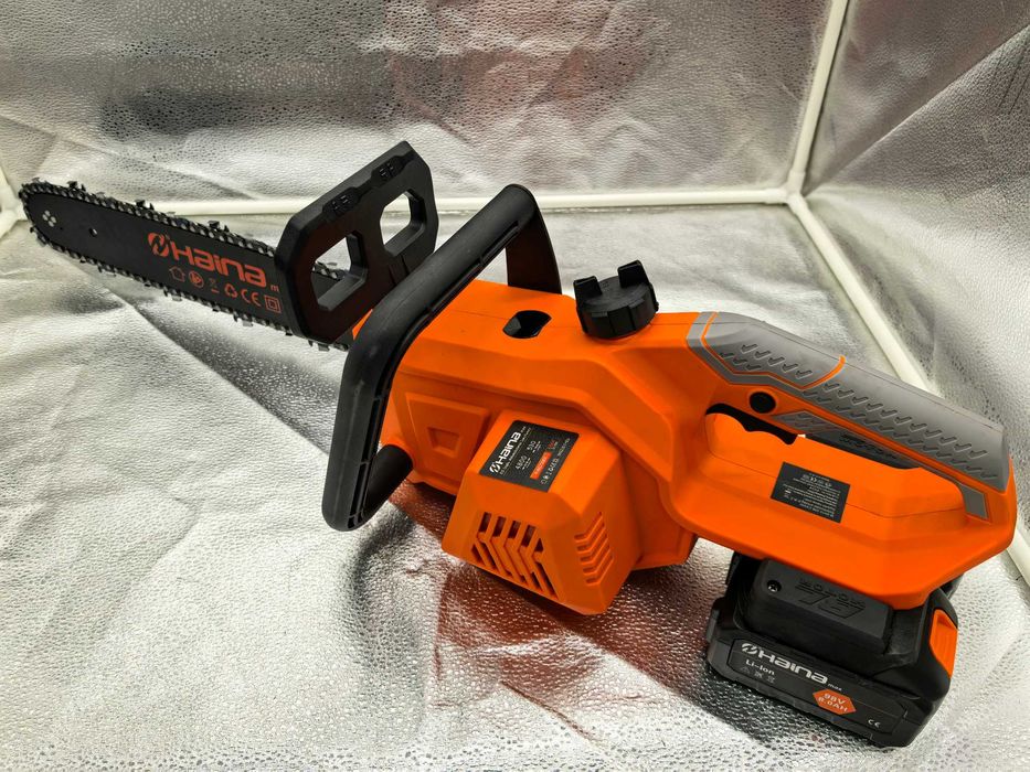 Fierastrau cu lant Haina 98V dublu acumulator 599 lei
